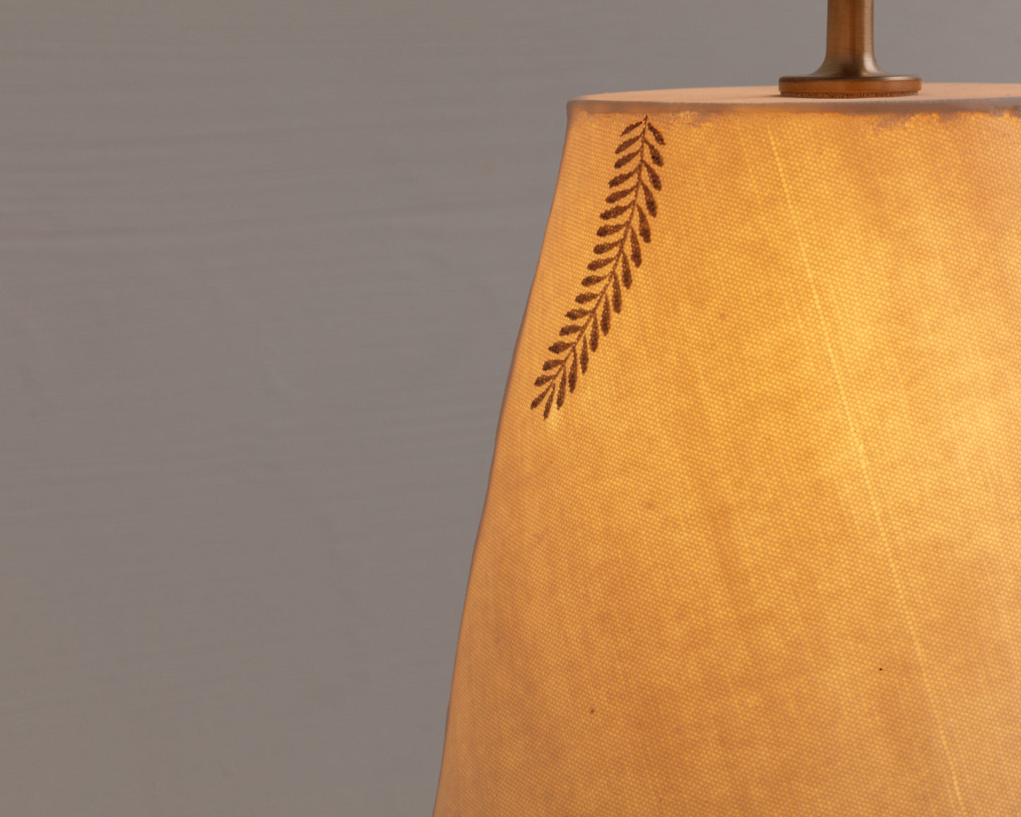 RAST PENDANT - BRONZE FIXTURE, HAND-PAINTED PORCELAIN SHADE