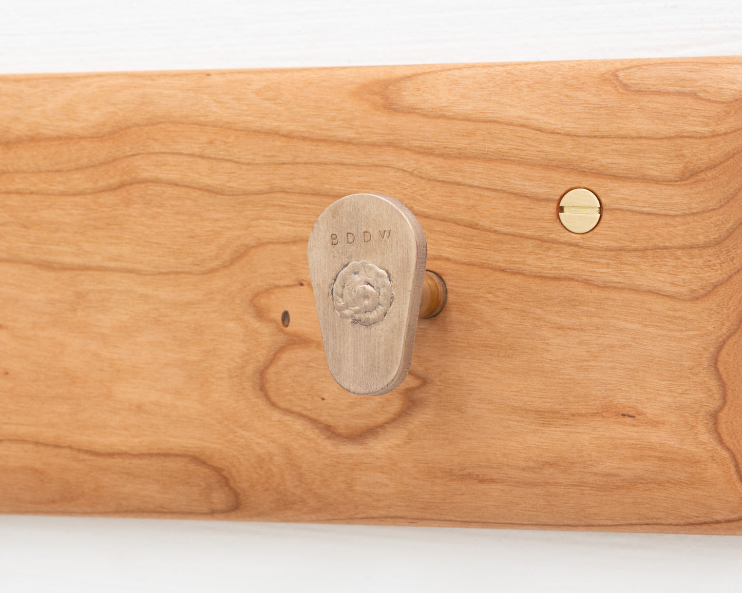 COAT RACK - CHERRY AND BRONZE