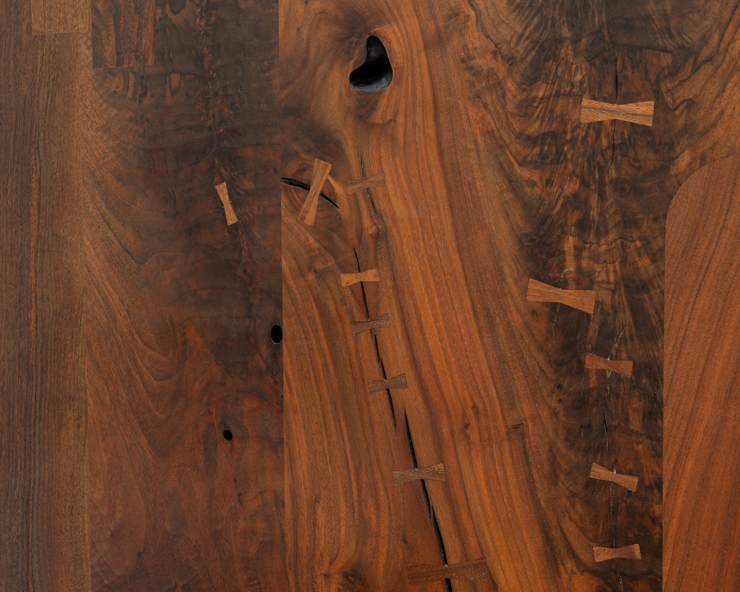 VERTICAL SLAB BED - TWIN, CLARO WALNUT