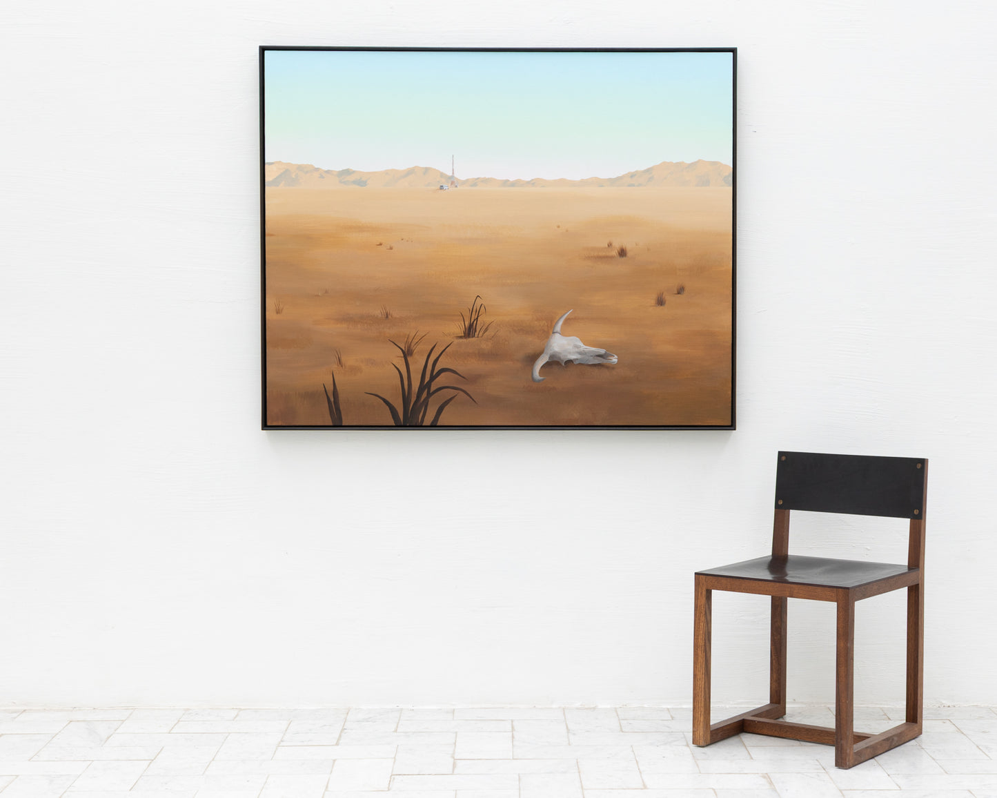 ACRYLIC ON LINEN PAINTING - DESERT LANDSCAPE #15 - 42" H X 52" W