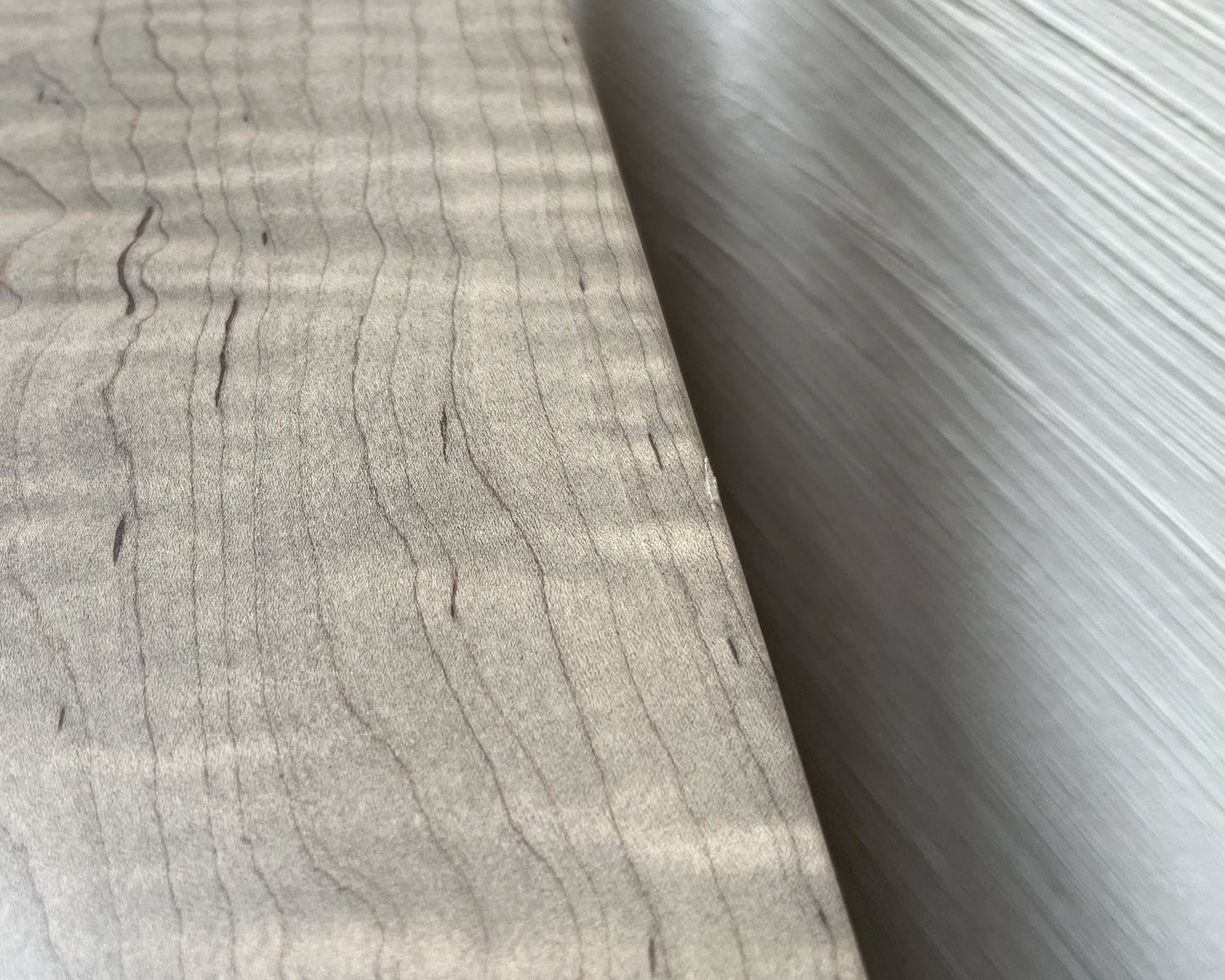 LAKE DRESSER - 31" L, OXIDIZED TIGER MAPLE EXTERIOR, OXIDIZED TIGER MAPLE FACES