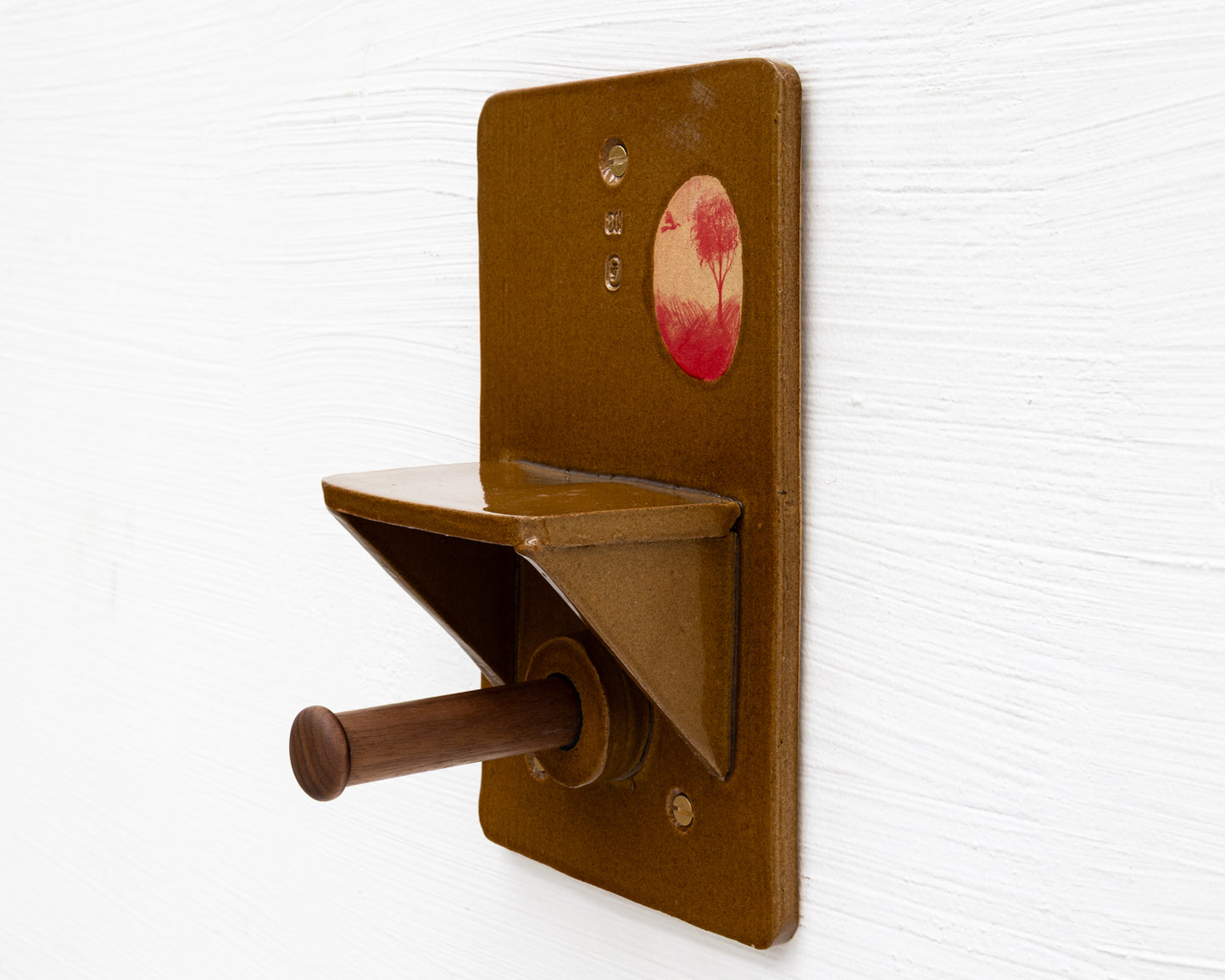 CERAMIC TOILET PAPER HOLDER