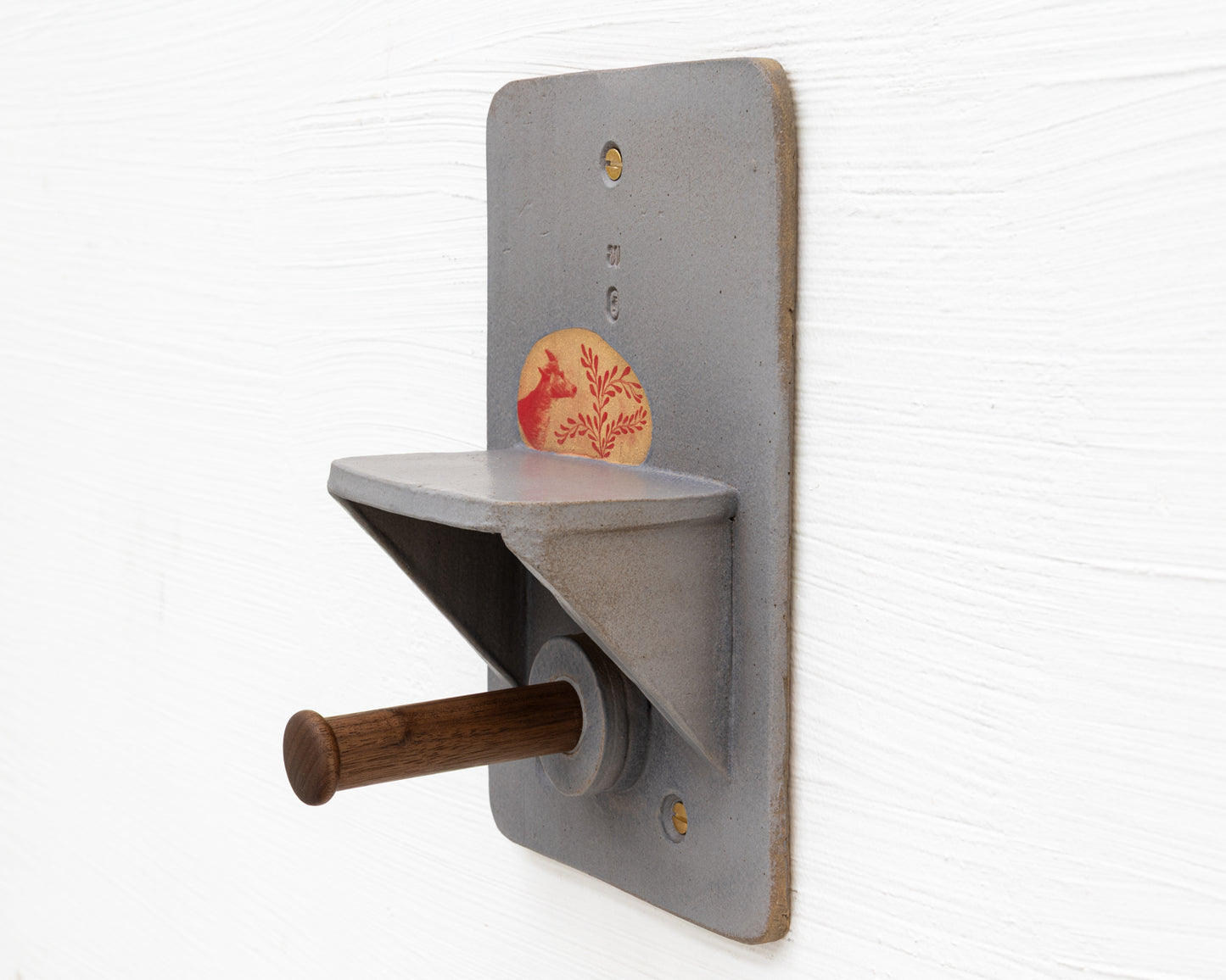 CERAMIC TOILET PAPER HOLDER