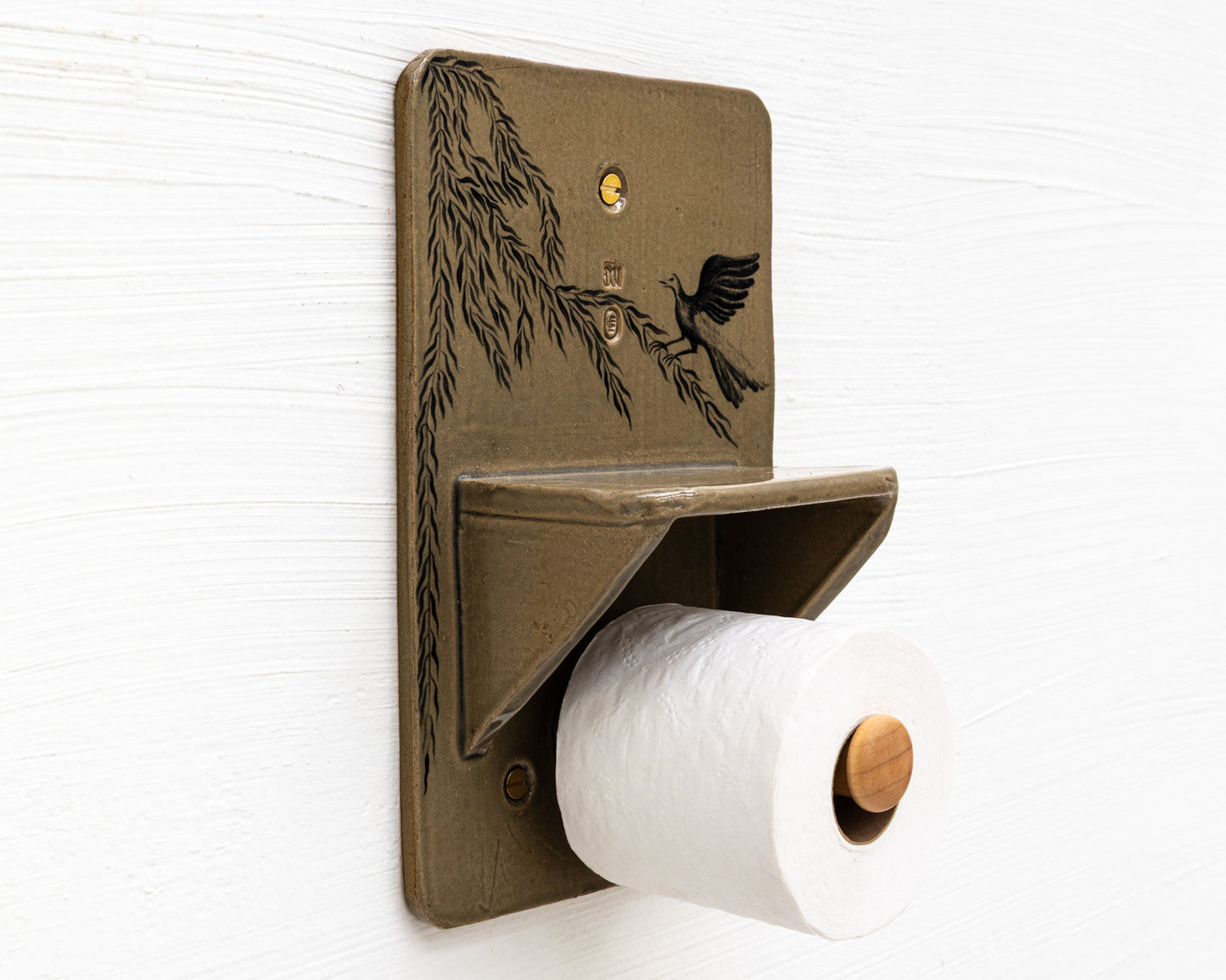 CERAMIC TOILET PAPER HOLDER