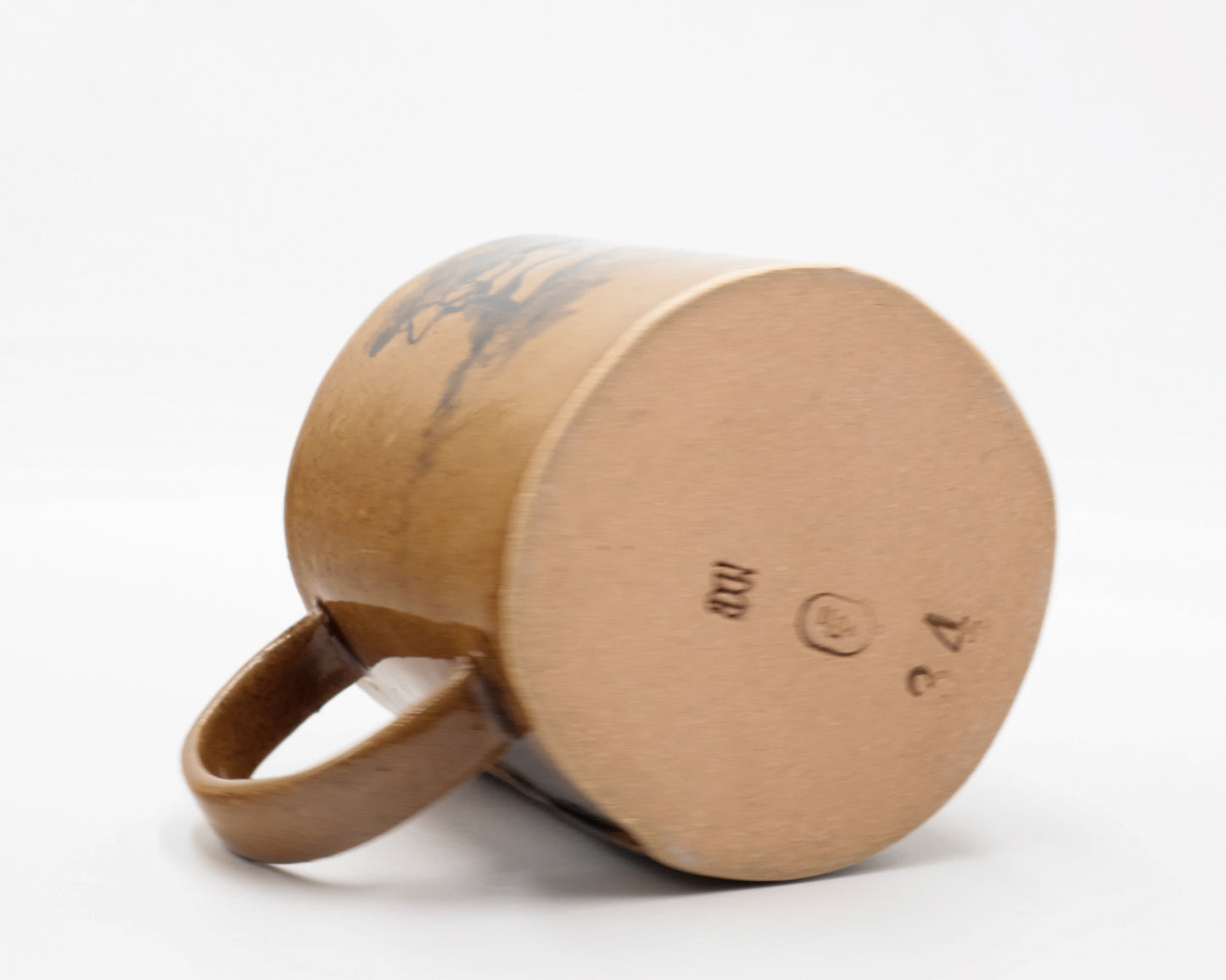 HAND-PAINTED CERAMIC COFFEE MUG - #5251