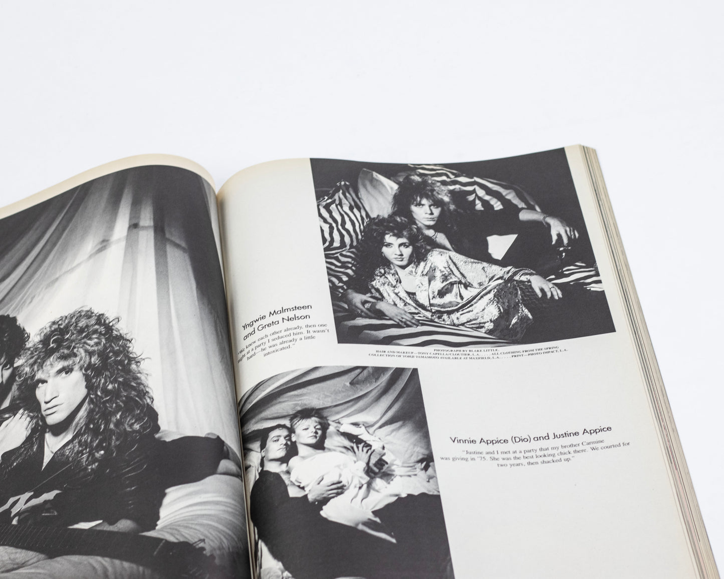 VINTAGE INTERVIEW MAGAZINE - APRIL 1986 CYNDI LAUPER