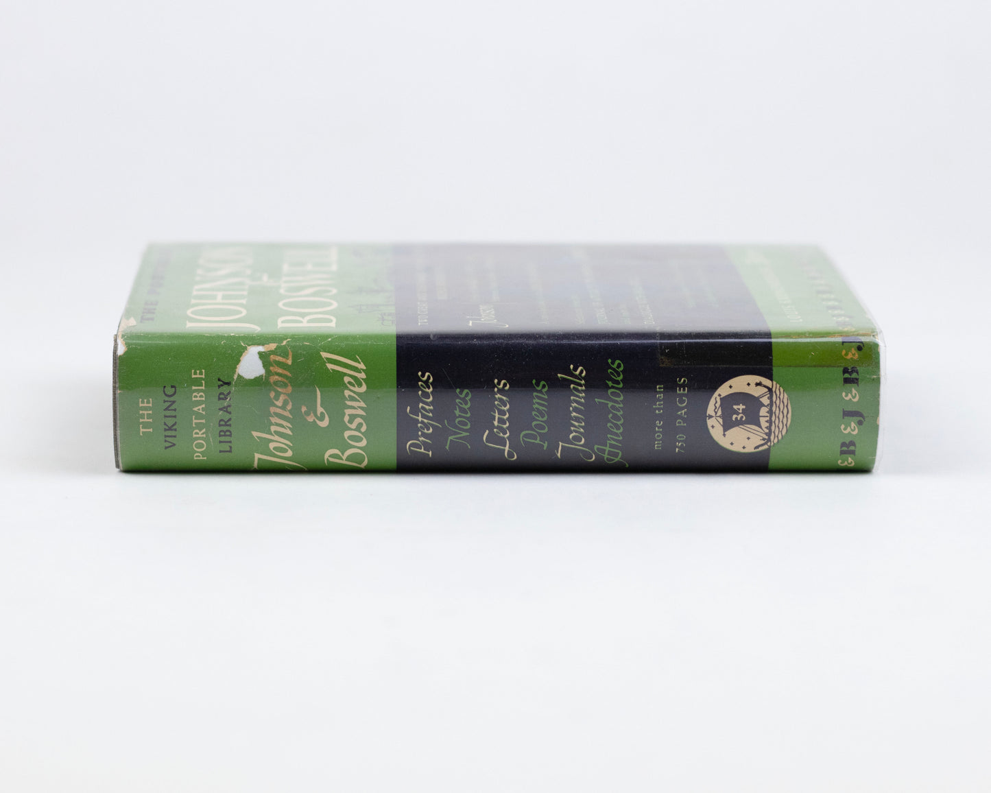 VINTAGE 1949 FIRST EDITION COPY OF "THE PORTABLE JOHNSON & BOSWELL" EDITED BY LOUIS KRONENBERGER