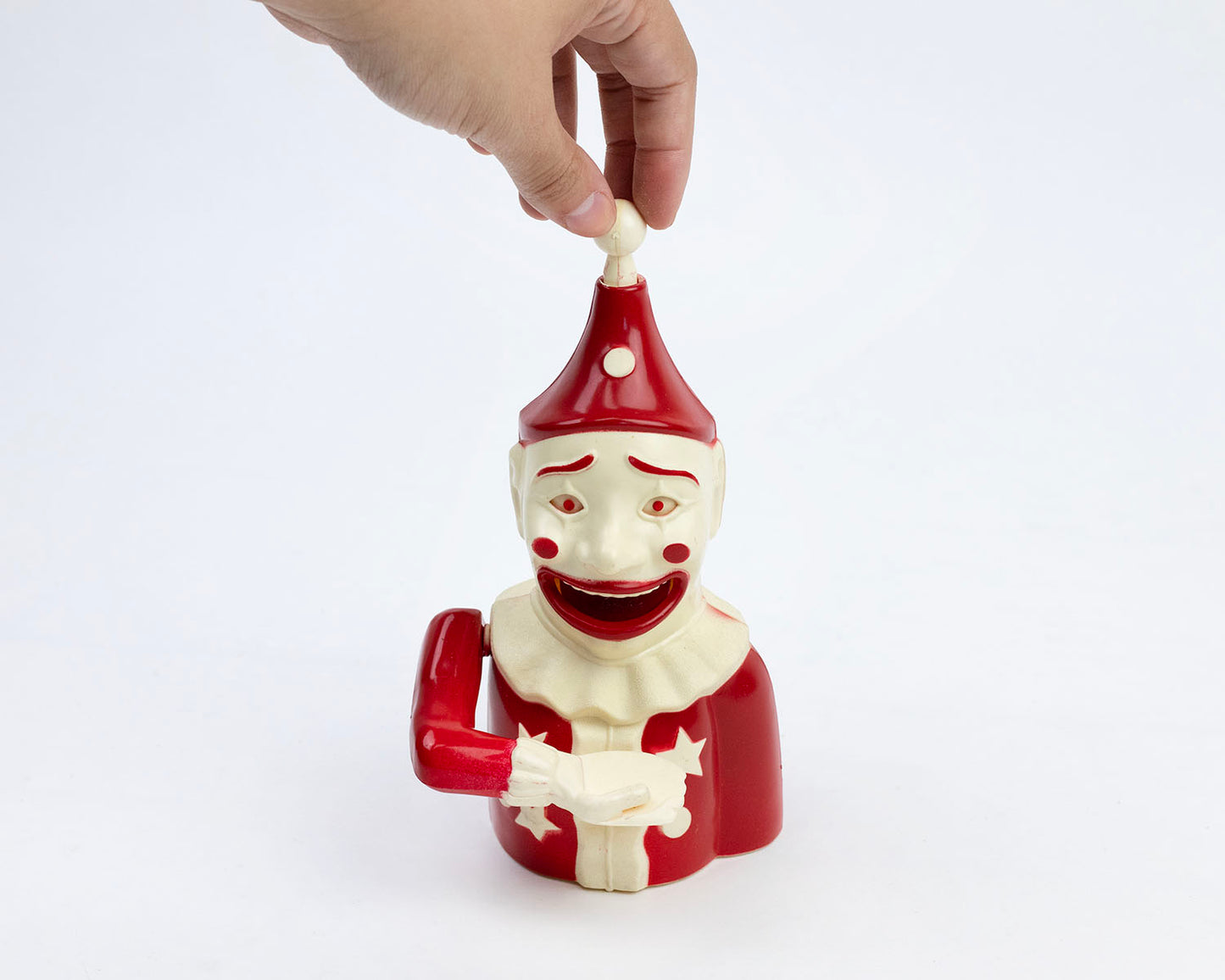 VINTAGE 1950S SAV-O MECHANICAL CLOWN BANK