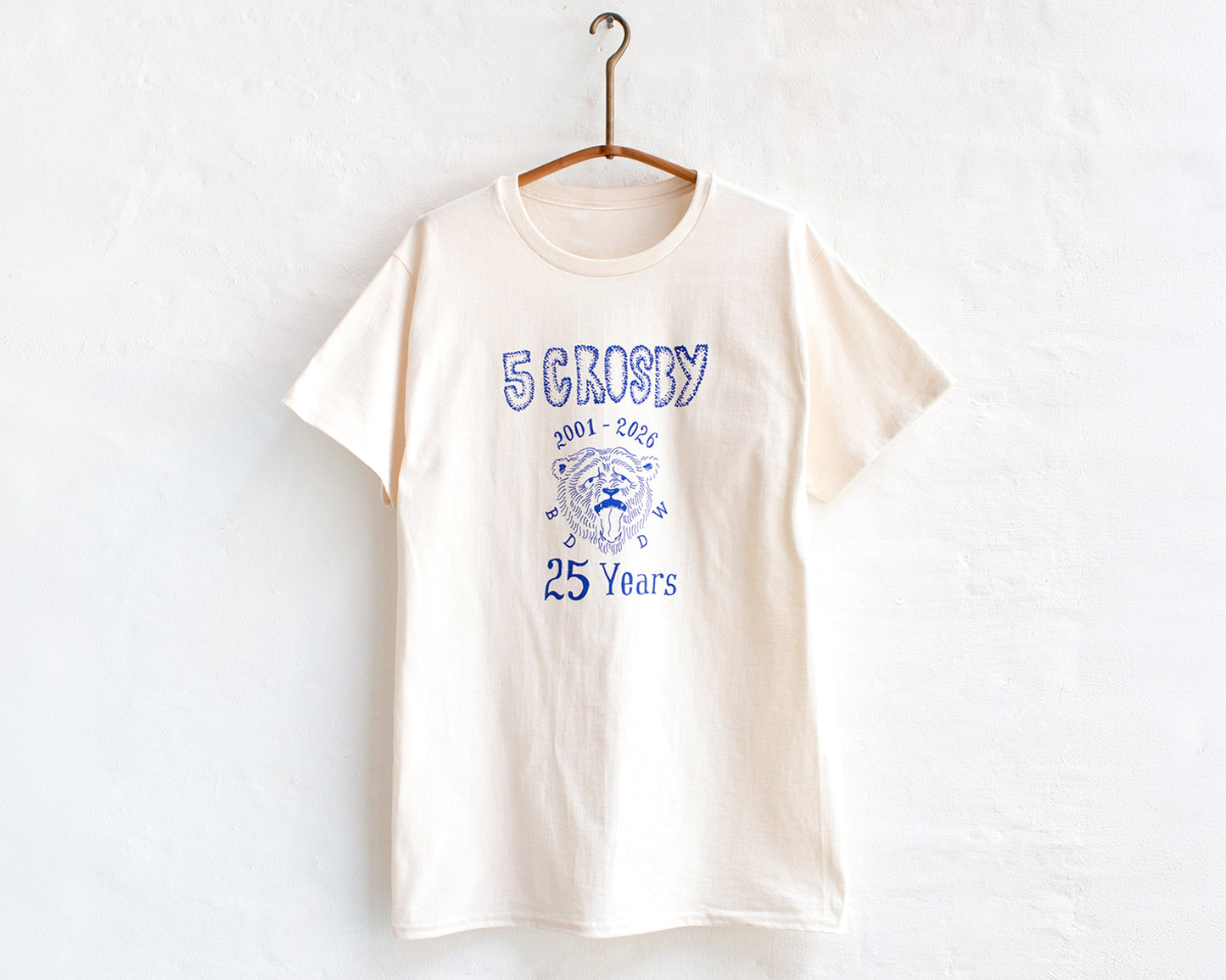 COMMEMORATIVE T-SHIRT - "BEARHEAD" ON NATURAL