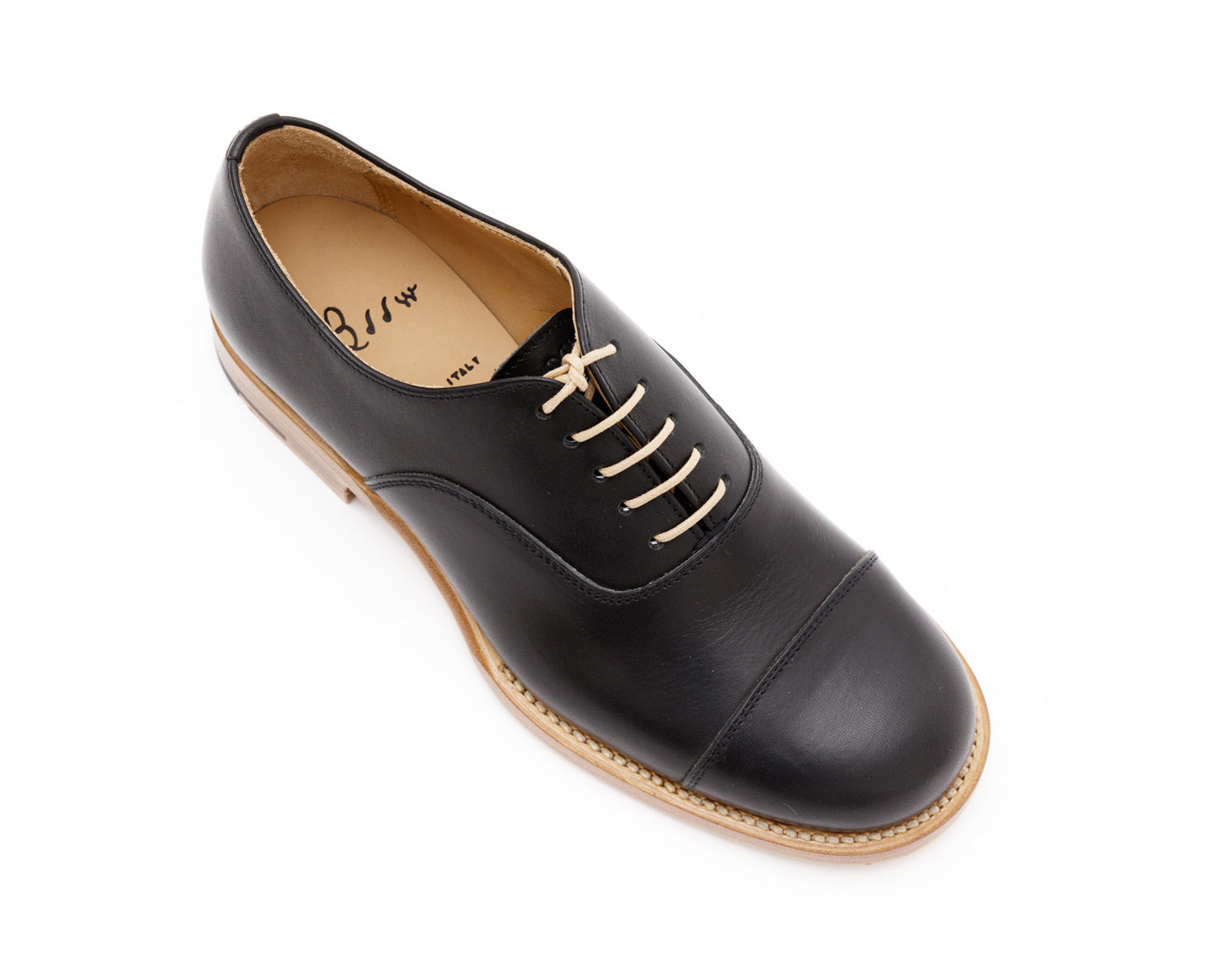 WOMEN'S LEATHER SHOES IN NERO
