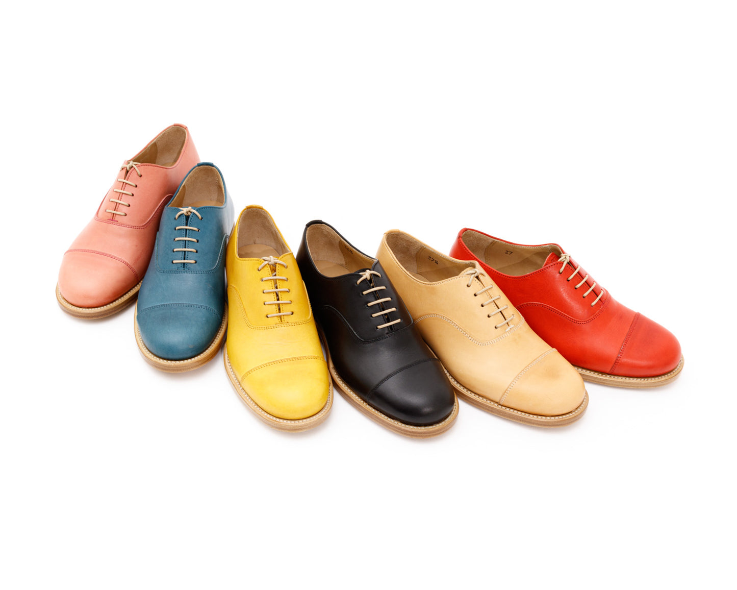 WOMEN'S LEATHER SHOES IN BONE