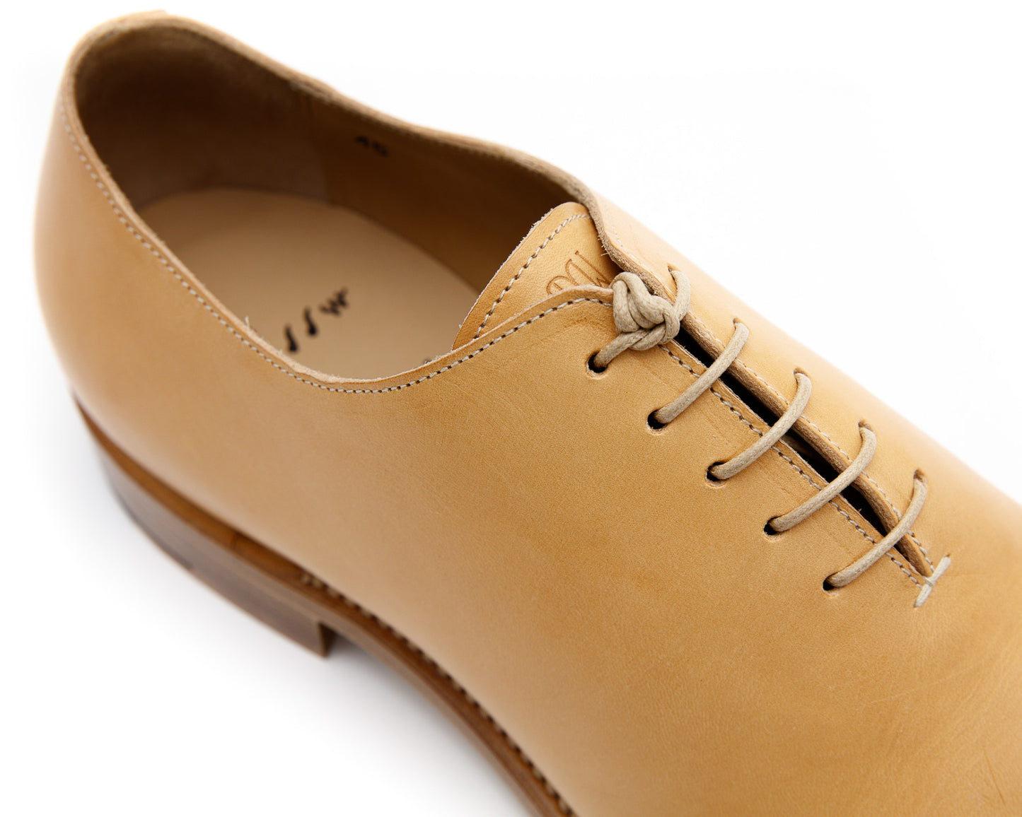 MEN'S LEATHER SHOES IN BONE