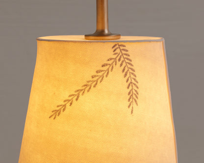RAST PENDANT - BRONZE FIXTURE, HAND-PAINTED PORCELAIN SHADE