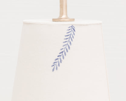 RAST PENDANT - BRONZE FIXTURE, HAND-PAINTED PORCELAIN SHADE