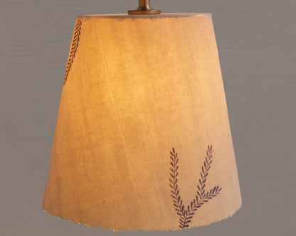 RAST PENDANT - BRONZE FIXTURE, HAND-PAINTED PORCELAIN SHADE