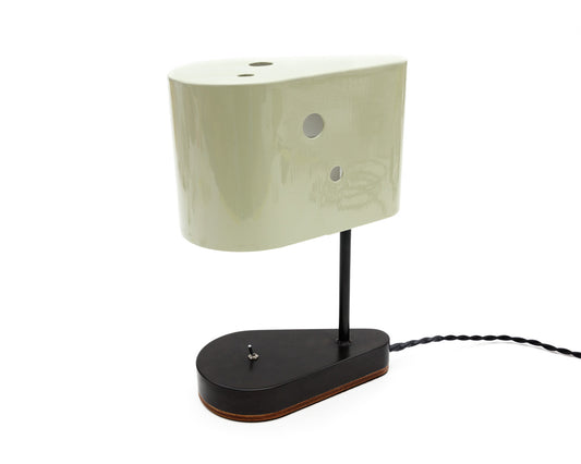 CONCIERGE LAMP - MINT GREEN BRUSH PAINTED BILLET STEEL