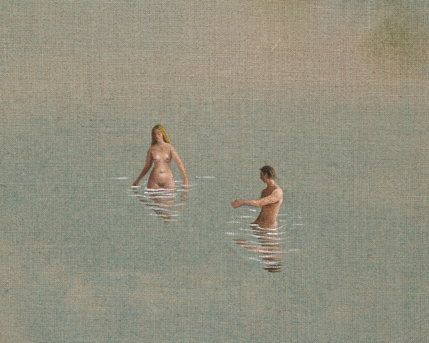 ACRYLIC ON LINEN PAINTING FROM TYLER HAYS STUDIO - 36" H X 45" W