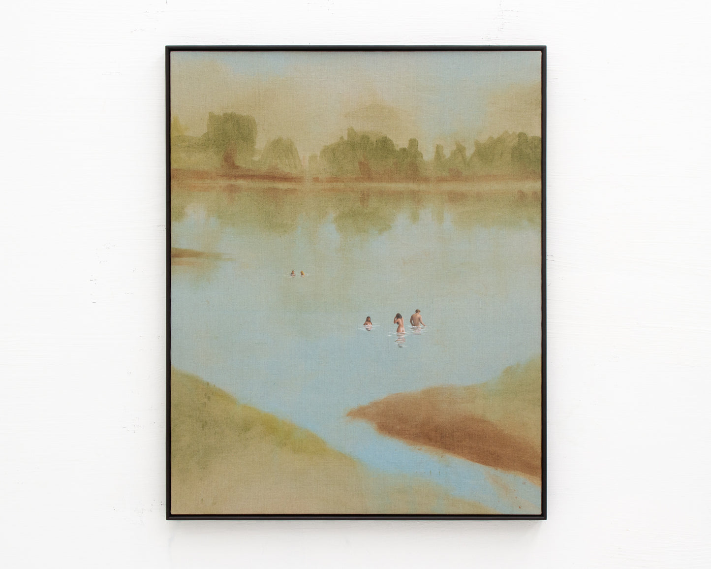 ACRYLIC ON LINEN PAINTING FROM TYLER HAYS STUDIO - 45" H X 36" W