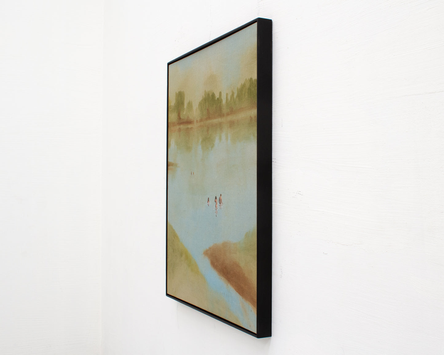 ACRYLIC ON LINEN PAINTING FROM TYLER HAYS STUDIO - 45" H X 36" W