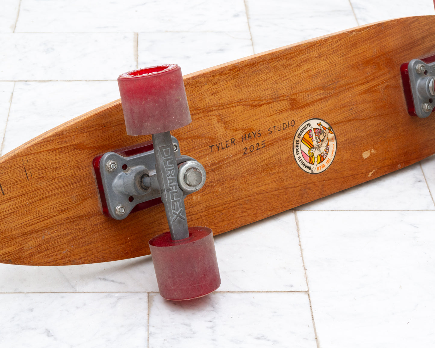VINTAGE SKATEBOARD - HAND PAINTED BY TYLER HAYS STUDIO