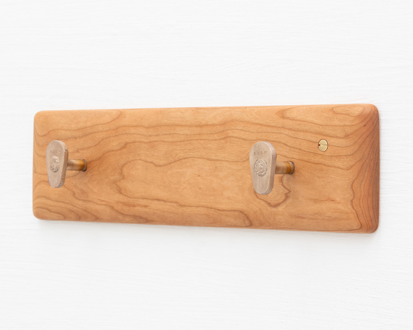 COAT RACK - CHERRY AND BRONZE