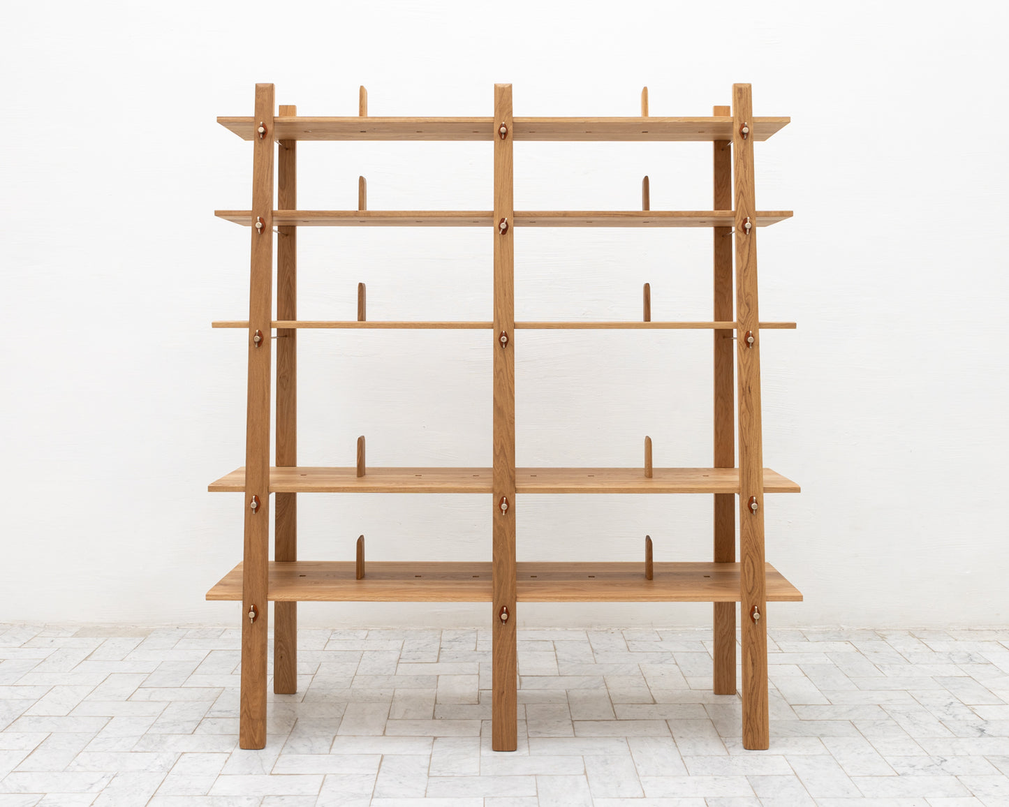 MARKET SHELF - 84" H, NATURAL OAK