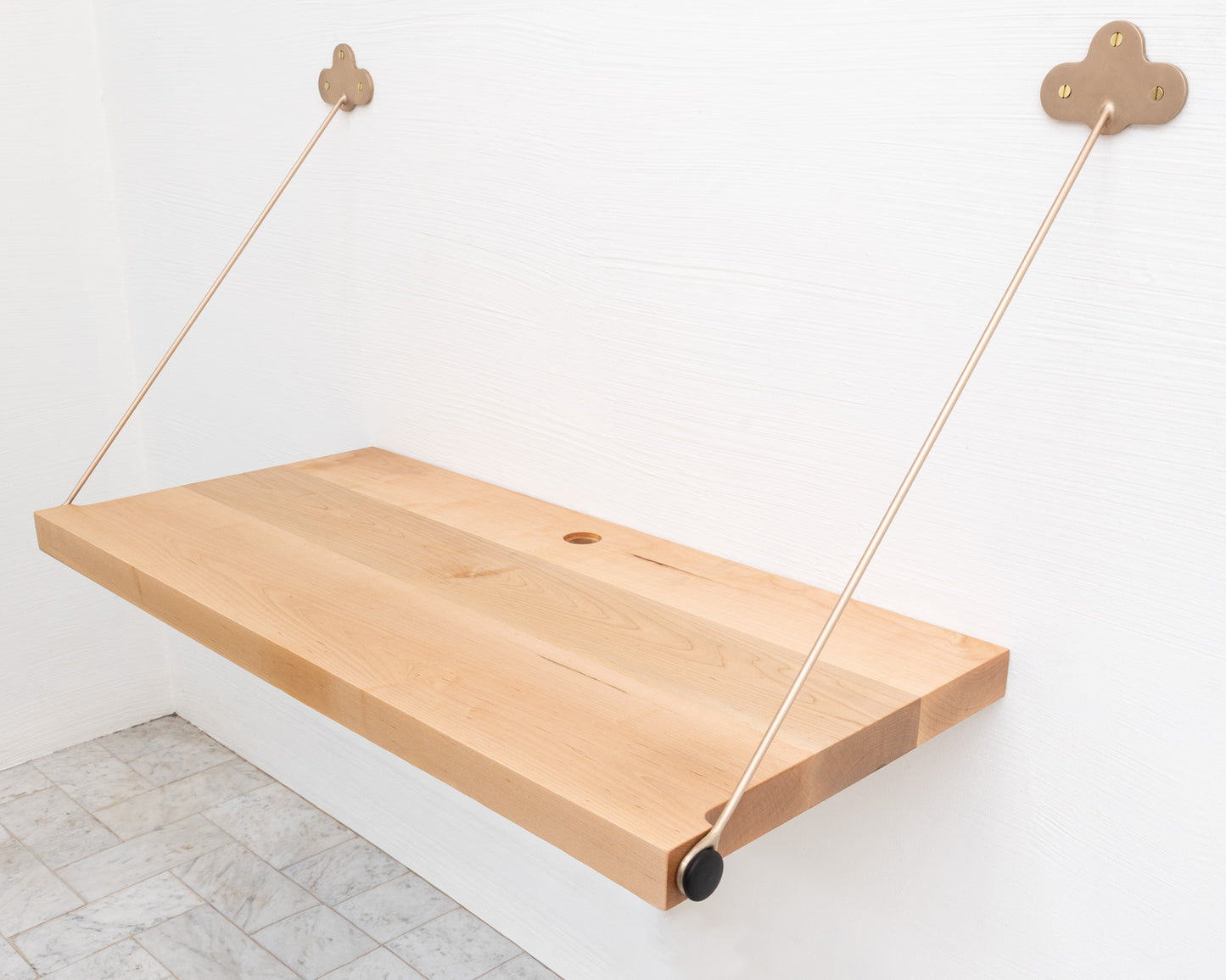 CLOUD DESK - 48" L, NATURAL MAPLE