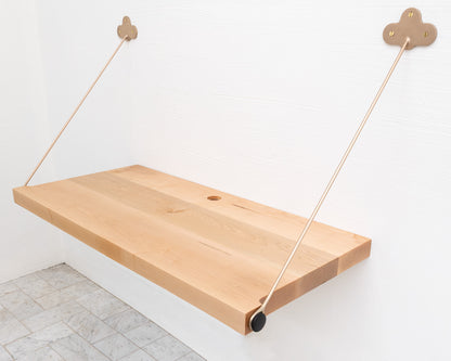 CLOUD DESK - 48" L, NATURAL MAPLE