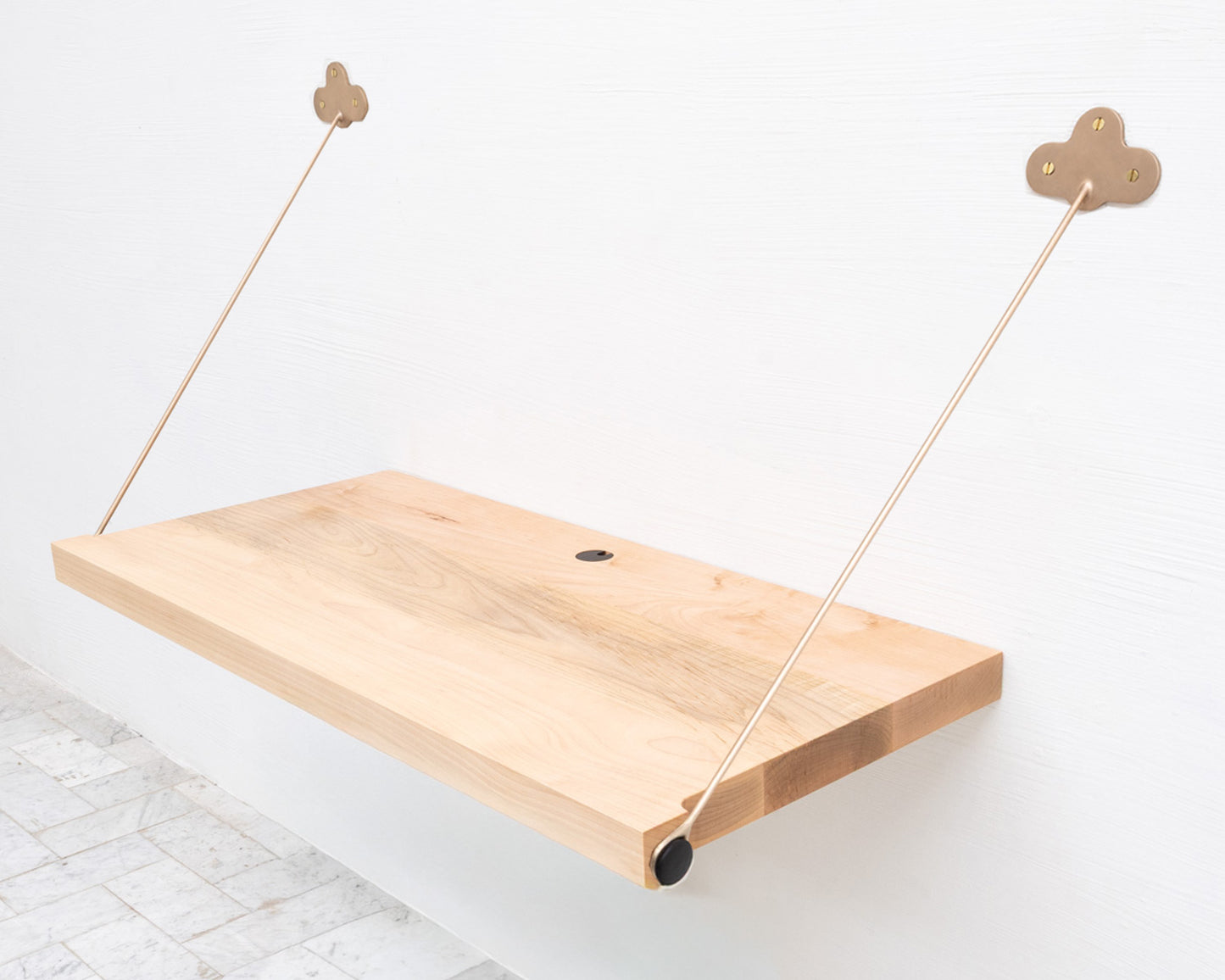 CLOUD DESK - 48" L, NATURAL MAPLE