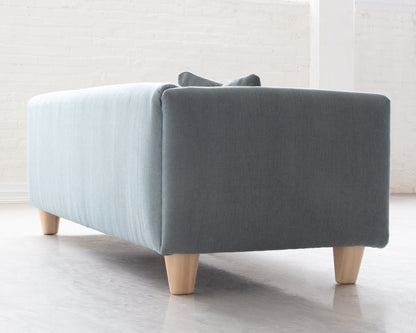 NOBOL SOFA - 7'L, BDDW FABRIC #442, NATURAL MAPLE FEET