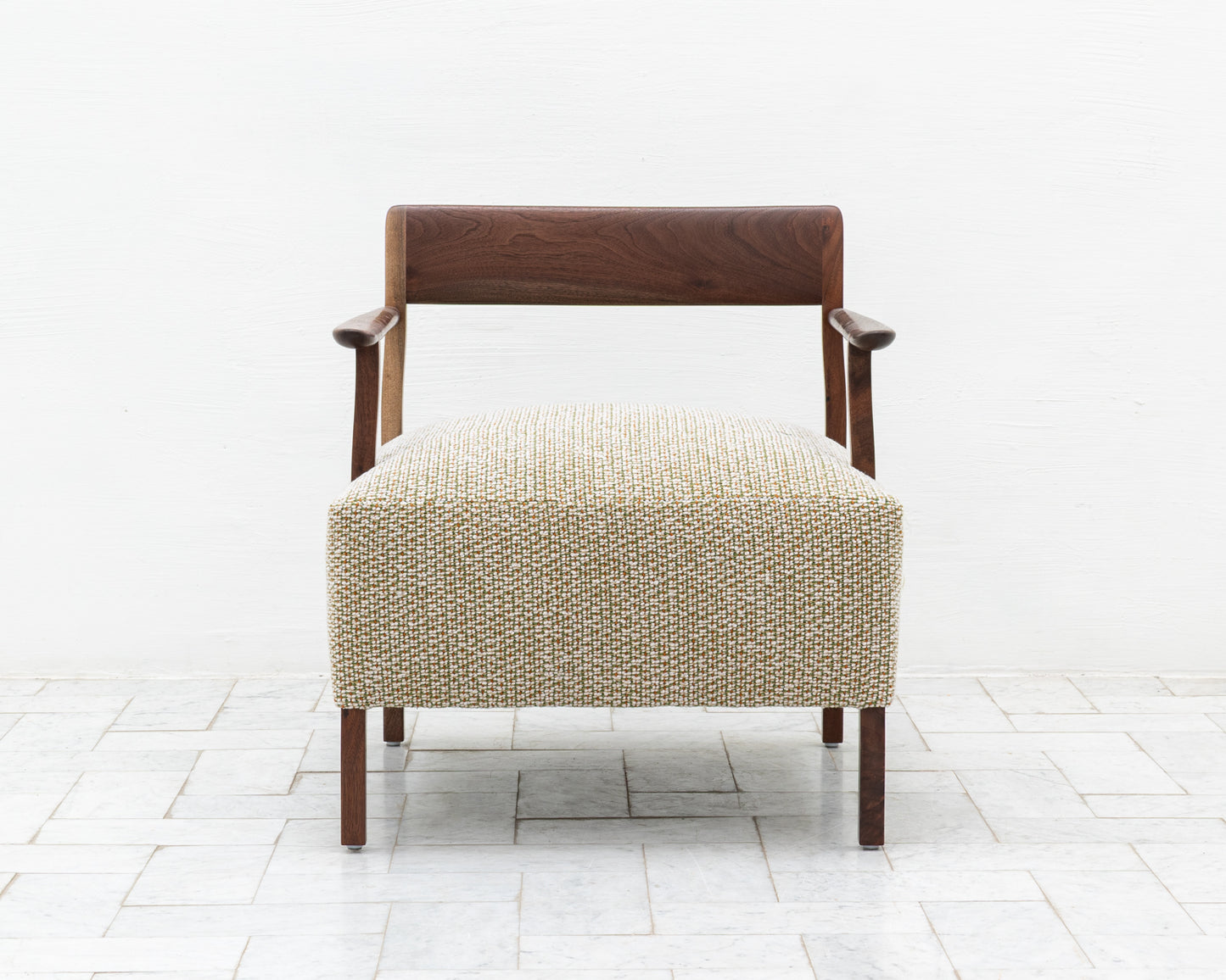 BERIN CLUB CHAIR - BDDW FABRIC #414, CLARO WALNUT