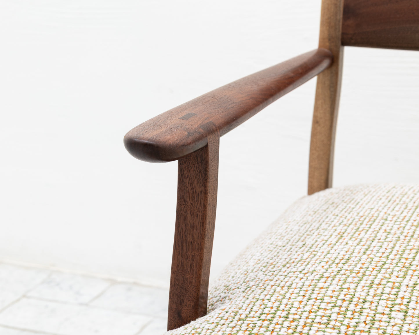 BERIN CLUB CHAIR - BDDW FABRIC #414, CLARO WALNUT