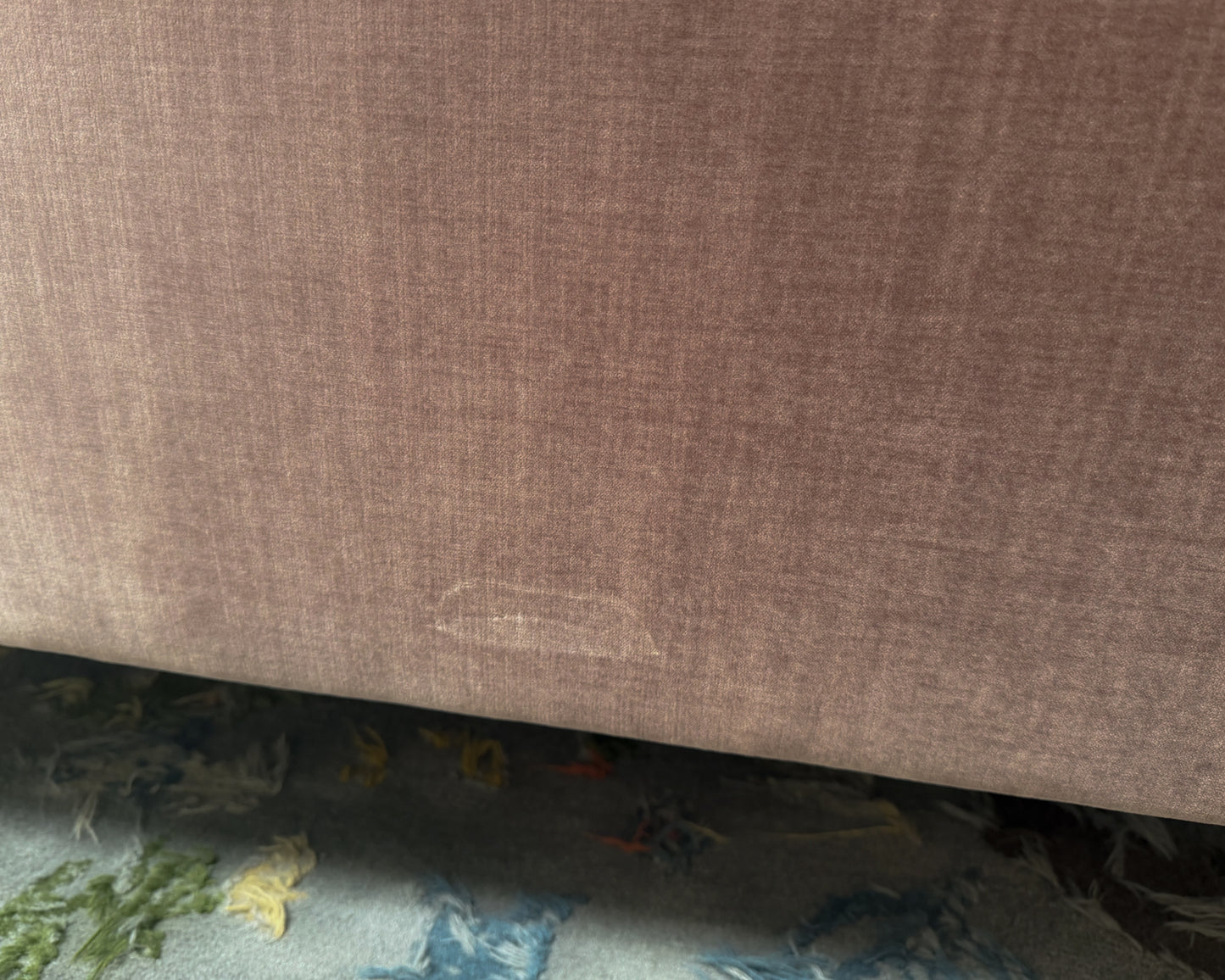 MABEL SECTIONAL SOFA - 10' X 6', BDDW FABRIC #046, CLARO WALNUT ARMS AND FEET