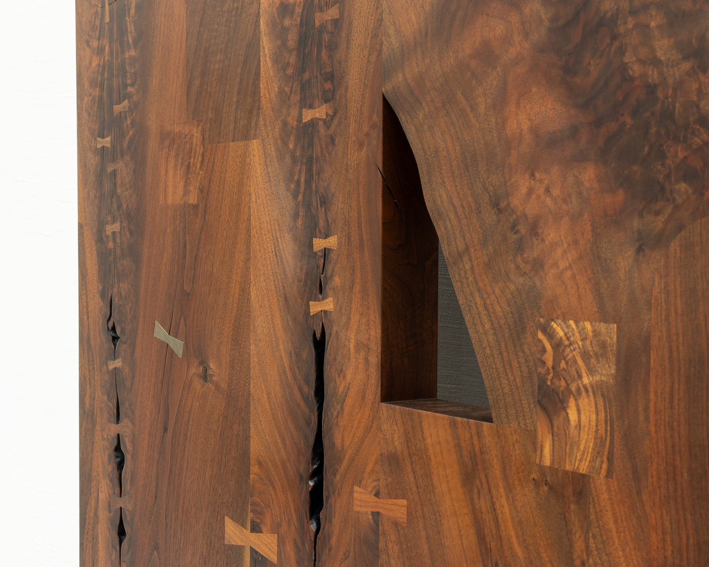 VERTICAL SLAB BED - TWIN, CLARO WALNUT