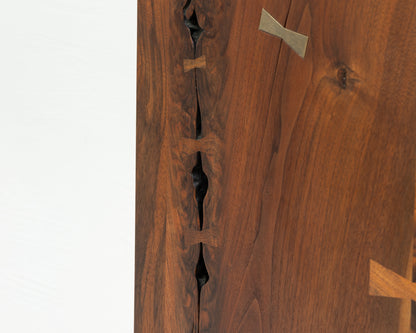 VERTICAL SLAB BED - TWIN, CLARO WALNUT