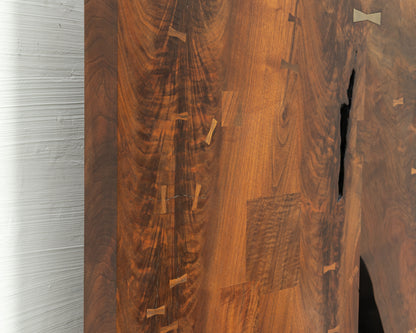 VERTICAL SLAB BED - TWIN, CLARO WALNUT