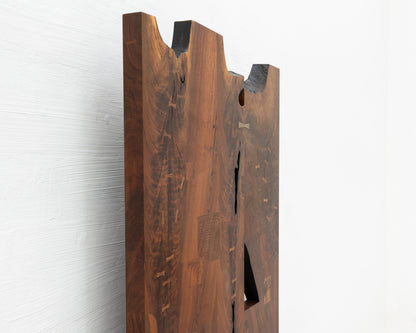 VERTICAL SLAB BED - TWIN, CLARO WALNUT