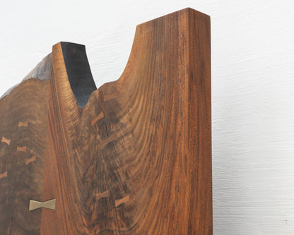 VERTICAL SLAB BED - TWIN, CLARO WALNUT