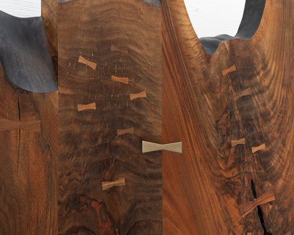 VERTICAL SLAB BED - TWIN, CLARO WALNUT