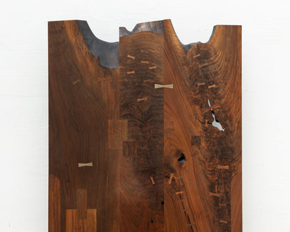 VERTICAL SLAB BED - TWIN, CLARO WALNUT