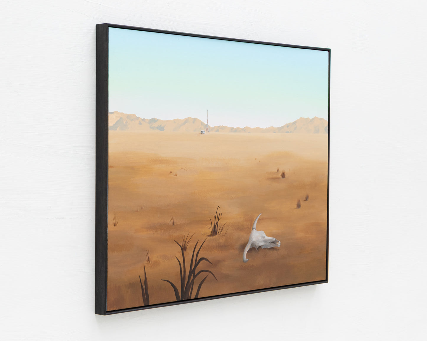 ACRYLIC ON LINEN PAINTING - DESERT LANDSCAPE #15 - 42" H X 52" W