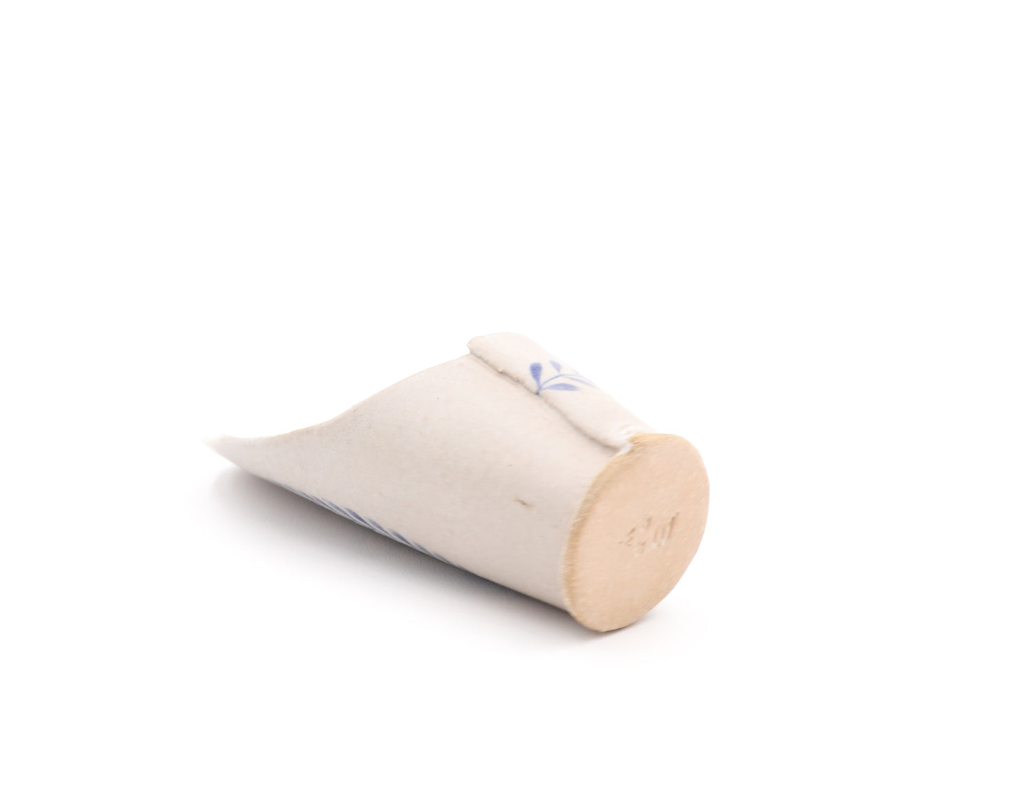 HAND-PAINTED CERAMIC HERB STRIPPER