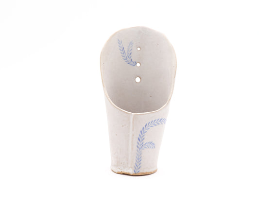HAND-PAINTED CERAMIC HERB STRIPPER