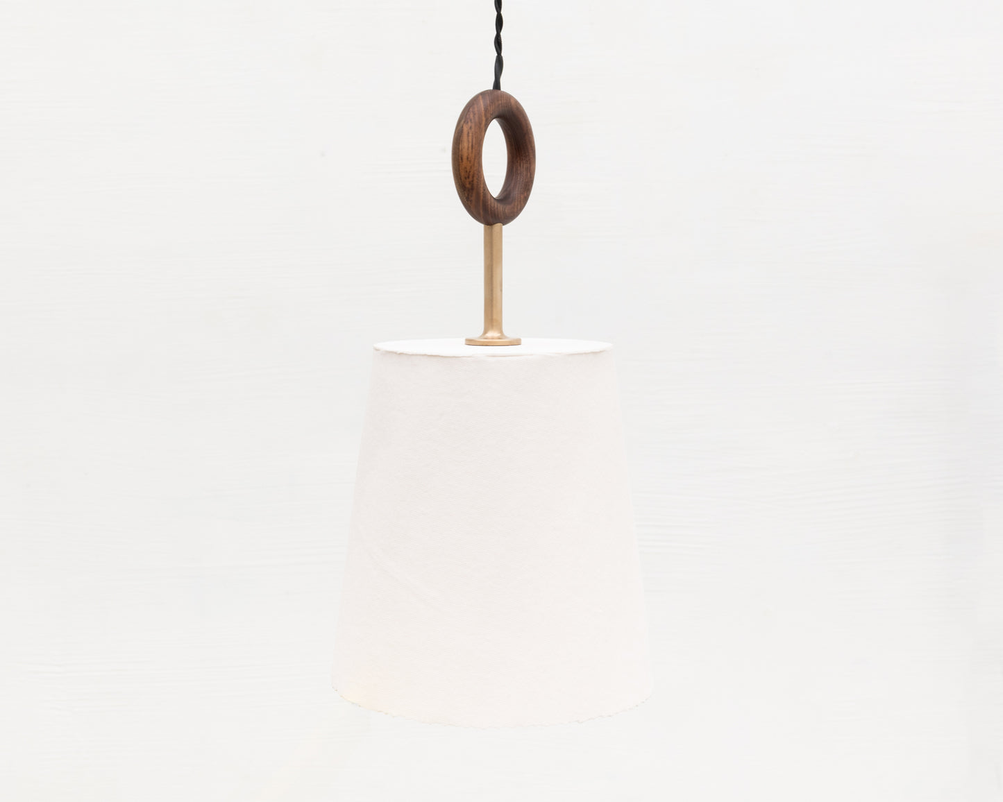 RAST PENDANT - BRONZE FIXTURE, HAND-PAINTED PORCELAIN SHADE