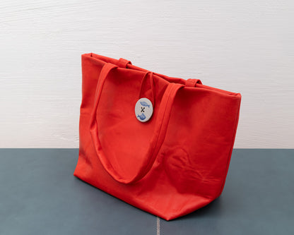 LEATHER PURSE WITH CERAMIC BUTTON (ED. 5/7)