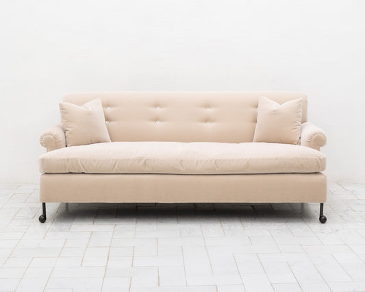 PROTOTYPE GRANE SOFA - 6.75', BDDW FABRIC #293, BLACKENED BRONZE FEET