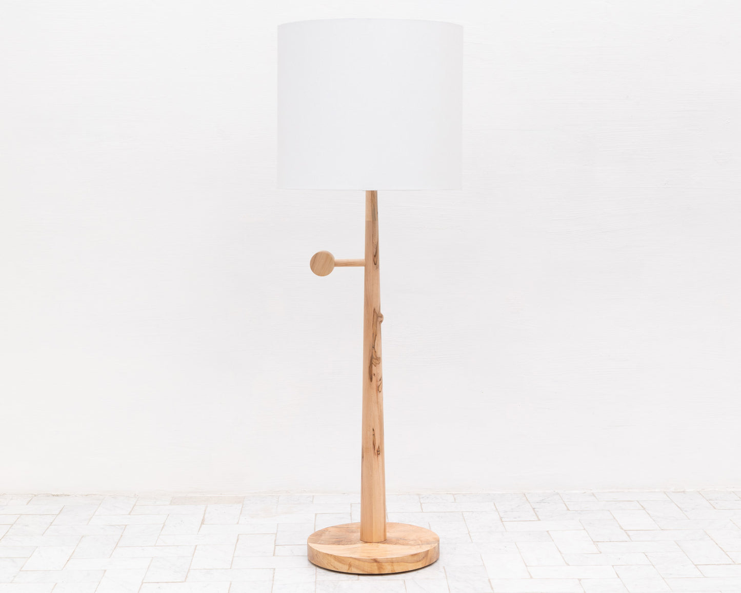 DIMNER FLOOR LAMP - NATURAL MAPLE