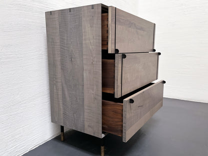 LAKE DRESSER - 31" L, OXIDIZED TIGER MAPLE EXTERIOR, OXIDIZED TIGER MAPLE FACES