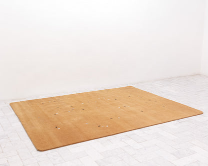 PETAL RUG - 8' X 10', WOOL AND SILK