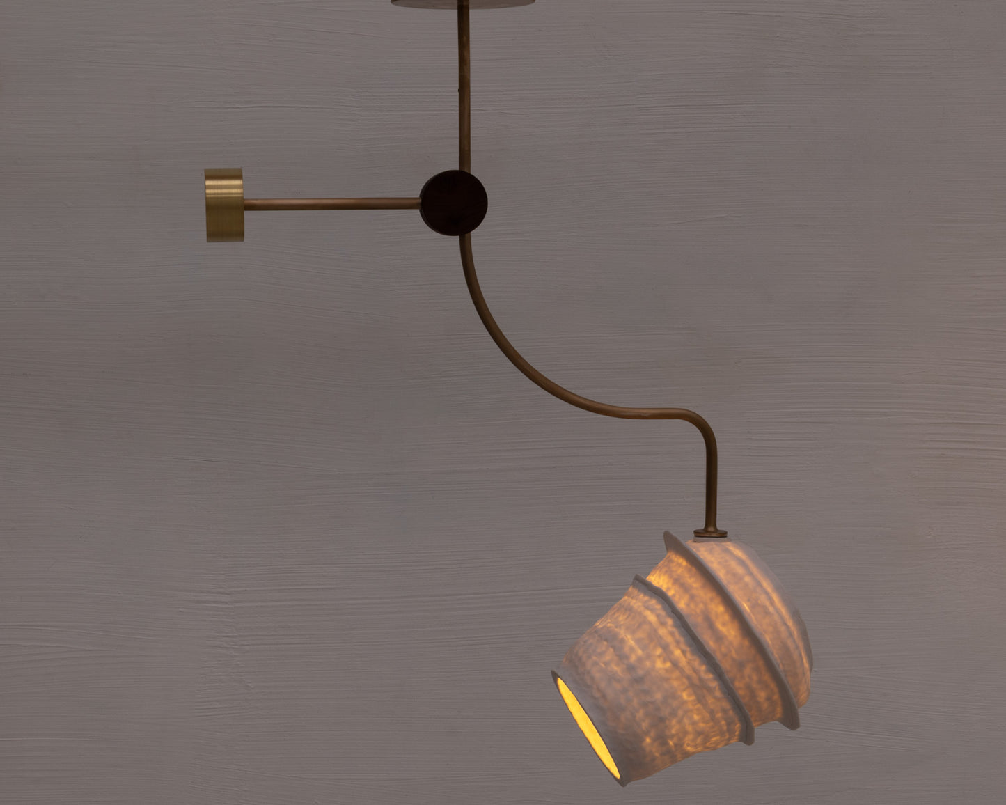 BLOUD CHANDELIER - WHITE PORCELAIN SHADE